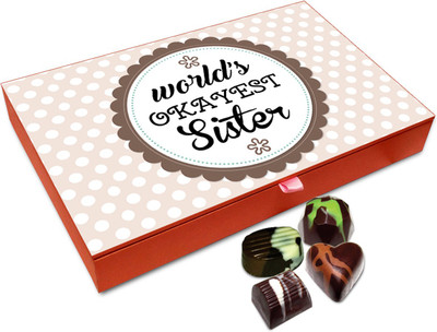 

Chocholik Rakhi Gift Box - Excellent Creamy Chocolates For Brother / Sister - 12pc Truffles(144 g)