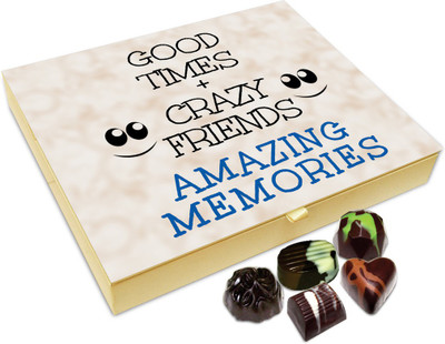

Chocholik Friendship Gift - You Are One Crazy Friend Chocolate Box For Friends - 20 Pc Truffles(240 g)