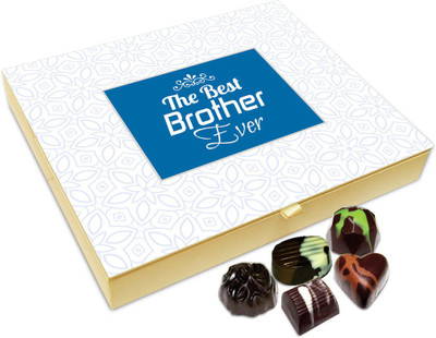 

Chocholik Rakhi Gift - To Most Fabulous And Best Brother Ever Chocolate Box For Brother / Sister - 20pc Truffles(240 g)