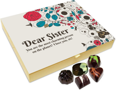 

Chocholik Rakhi Gift Box - Most Charming Person Chocolate Box For Brother / Sister - 20pc Truffles(240 g)