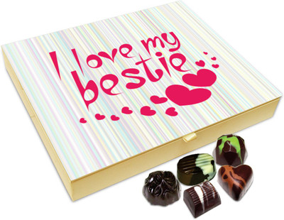 

Chocholik Friendship Gift - I Love My Bestie Chocolate Box For Friends - 20 Pc Truffles(240 g)