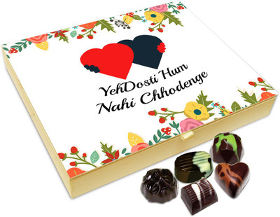 

Chocholik Friendship Gift Box - We Will Never Leave This Friendship Chocolate Box For Friends - 20pc Truffles(240 g)