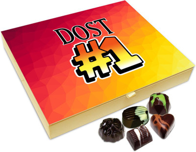 

Chocholik Friendship Gift Box - You Are Friend No 1 Chocolate Box For Friends - 20pc Truffles(240 g)
