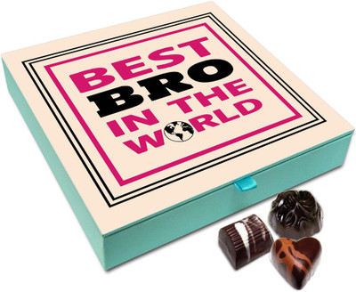 

Chocholik Raksha-bandhan Gift Box - I Love You To The Moon And Back Chocolate Box For Brother / Sister - 9pc Truffles(108)