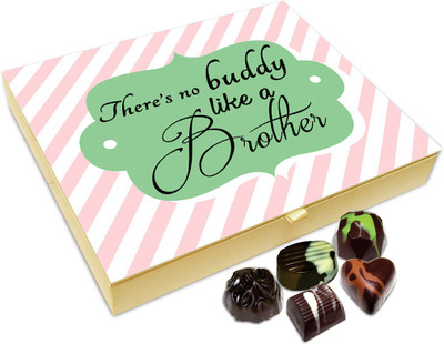

Chocholik Rakhi Gift Box - No Buddy Like A Brother Chocolate Box For Brother / Sister - 20pc Truffles(240 g)