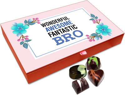 

Chocholik Rakhi Gift Box - Celebration with Yummy Chocolates Box For Brother / Sister - 12pc Truffles(144 g)