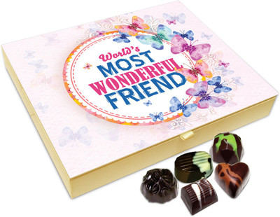 

Chocholik Friendship Gift - World's Most Wonderful Friend Chocolate Box For Friends - 20 Pc Truffles(240 g)