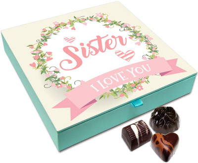 

Chocholik Rakshabandan Gift Box - Commendable Chocolates For Brother / Sister - 9pc Truffles(108)