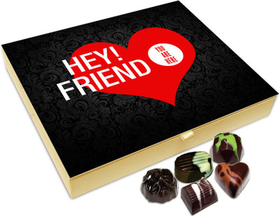 

Chocholik Friendship Gift - Friends Are In My Heart Chocolate Box For Friends - 20 Pc Truffles(240 g)
