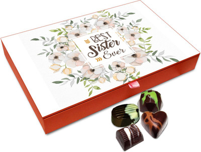 

Chocholik Rakhi Gift Box - Heartwarming Chocolates For Brother / Sister - 12pc Truffles(144 g)