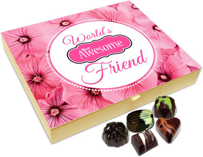 

Chocholik Friendship Gift - I Have Awesome Friends Chocolate Box For Friends - 20 Pc Truffles(240 g)