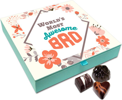 

Chocholik Raksha-bandhan Gift Box - Heavenly Precious Gift Chocolate Box For Brother / Sister - 9pc Truffles(108)