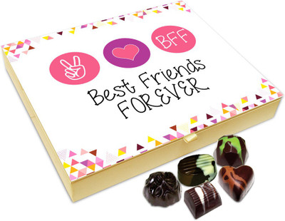 

Chocholik Friendship Gift - We Are Crazy Best Friends Chocolate Box For Friends - 20 Pc Truffles(240 g)
