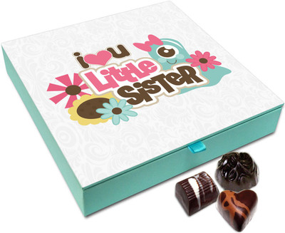 

Chocholik Rakshabandan Gift Box - Fattening Sweetmeat Chocolate Box For Brother / Sister - 9pc Truffles(108)