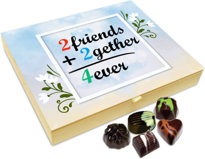 

Chocholik Friendship Gift - Friends Together Forever Chocolate Box For Friends - 20 Pc Truffles(240 g)