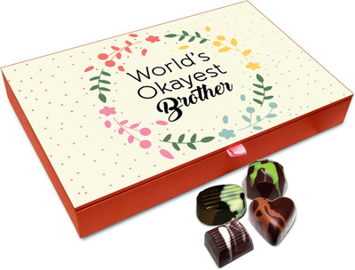 

Chocholik Rakhi Gift Box - Great Deserving Chocolates For Brother / Sister - 12pc Truffles(144 g)