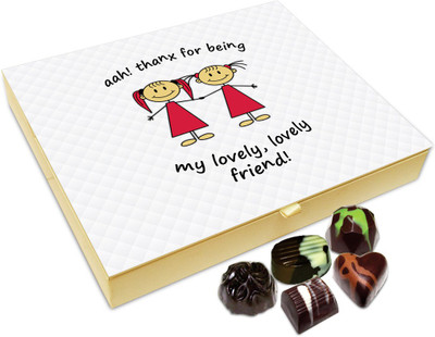 

Chocholik Friendship Gift Box - Thanks For Being My Lovely Friend Chocolate Box For Friends - 20pc Truffles(240 g)