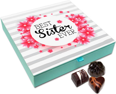

Chocholik Rakshabandan Gift Box - All Time Chocolates For Brother / Sister - 9pc Truffles(108)