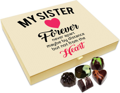 

Chocholik Raksha-bandhan Gift Box - My Loving Sister Forever Chocolate Box For Brother / Sister - 20pc Truffles(240 g)