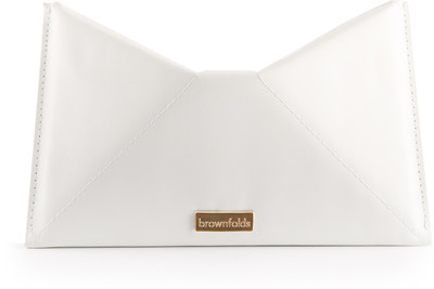 

Brownfolds Party White Clutch