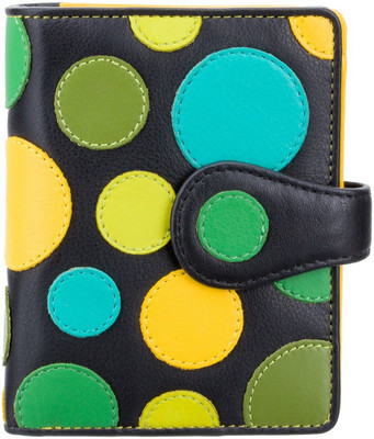 

Visconti Casual Black, Green, Yellow Clutch