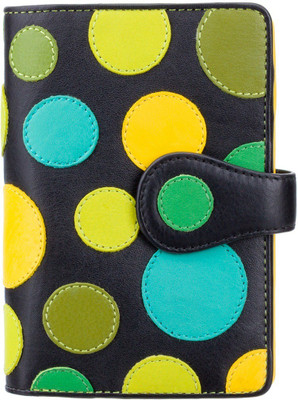 

Visconti Casual Black, Green, Yellow Clutch