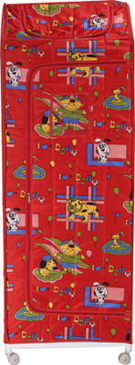 

NHR PVC Collapsible Wardrobe(Finish Color - red)