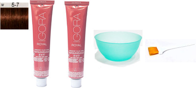 

Schwarzkopf Igora Royal Permanent Creme No. 5-7 Hair Color(Set of 4)