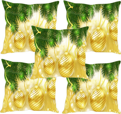 

Sleep Nature's Printed Cushions Cover(Pack of 5, 40.63 cm*40.63 cm, Multicolor)