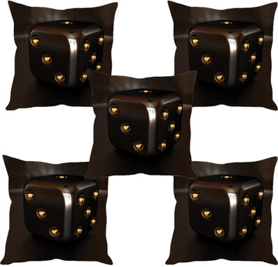

Sleep Nature's Abstract Cushions Cover(Pack of 5, 30.63 cm*30.63 cm, Multicolor)
