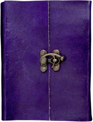 

Anshika International A6 Notebook(genuine leather notebook, Blue)