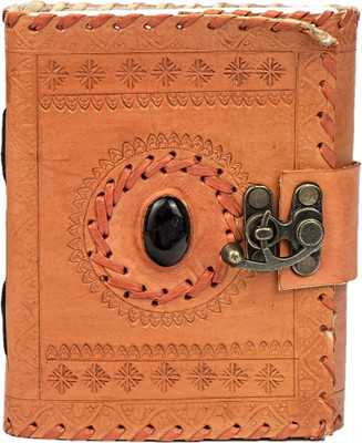 

Pranjals House A5 Diary(genuine leather journal, Orange)
