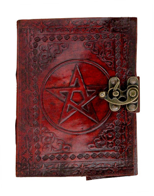 

Pranjals House A5 Notebook(leather diary, Brown)