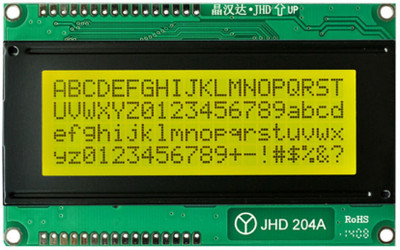 

LogicInside 20x4 Characters (Alphanumeric) LCD Display - with LED Backlight Educational Electronic Hobby Kit