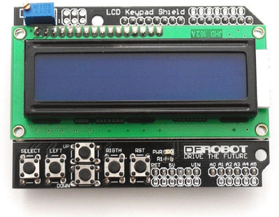 

LogicInside 16X2 LCD & Keypad Shield for Arduino Uno - Blue Backlight Educational Electronic Hobby Kit