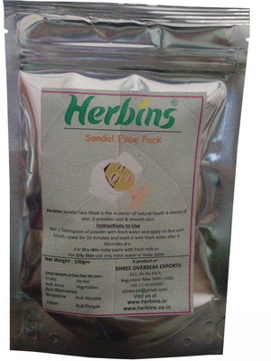 

Herbins Sandal Face Pack(100 g)