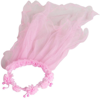 

24x7 Premium PINK Tiara / Halo for Birthday Parties, (16.5 cm x 76 cm) Hair Accessory Set(Pink)