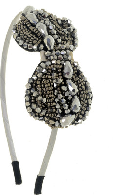 

The Ethnic Wears Designer Hair Band(Grey)