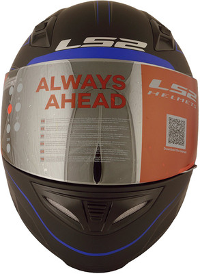 

LS2 Roller Black Blue Motorbike Helmet(Black