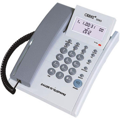 

Orpat ID Caller Corded Landline Phone(White)