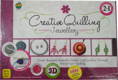 

HALO NATION Creative Quilling and Crimping Kit with Crimping tool and Decorative Beads(Multicolor)