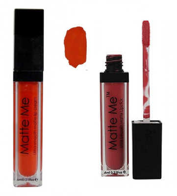 

AV ADS Ultra Smooth Matte Lipstick BRIGHT ORANGE (405), GAJRI PINK (406)(3.8 ml, BRIGHT ORANGE, GAJRI PINK)