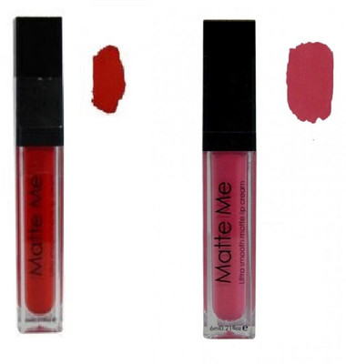 

AV ADS Ultra Smooth Matte Lipstick CHERRY RED (414), PINK (416)(3.8 ml, CHERRY RED, PINK)