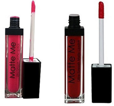 

AV ADS Ultra Smooth Matte Lipstick YOUNG PINK (410), RED (412)(3.8 ml, YOUNG PINK, RED)