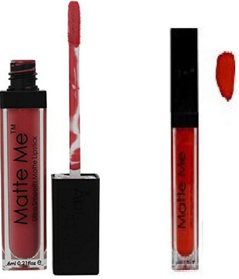 

AV ADS Ultra Smooth Matte Lipstick GAJRI PINK (406), DARK ORANGE (403)(3.8 ml, GAJRI PINK, DARK ORANGE)