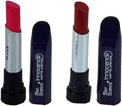 

AV Blue Heaven Combo of 2pc Innocence Matte Lipstick 3.5 GM (ORANGE-04)( COFFEE-08)(Orange, Coffee, 3.5 g)