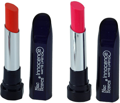 

Blue Heaven Innocence Matte Lipstick(Orange - Pink, 3.5 g)