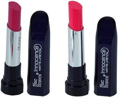

AV Blue Heaven Combo of 2pc Innocence Matte Lipstick 3.5 GM (MAUVE-10)( PINK-12)(Mauve, Pink, 3.5 g)