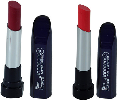 

AV Blue Heaven Combo of 2pc Innocence Matte Lipstick 3.5 GM (DARK PURPLE-05)( BABY PINK-02)(Dark Purple, Baby Pink, 3.5 g)