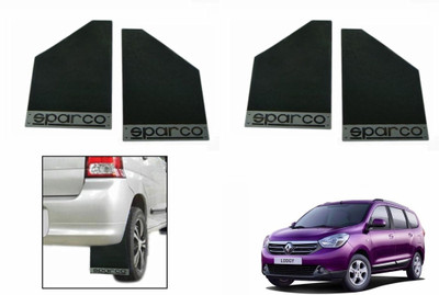 

Sparco Front Mud Guard, Rear Mud Guard For Renault Lodgy NA(Black)